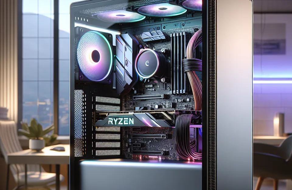 Monte seu PC: Ryzen 5 5500, RTX 4060, 16GB, 480GB SSD