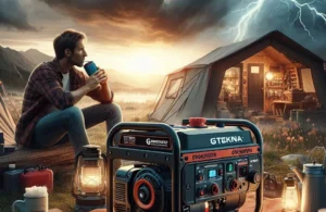 Gerador de Energia à Gasolina 2T 110V Monofásico Tekna-GT950AW: Potência, Economia e Praticidade