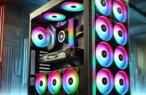 KIT GABINETE GRODD NIGHT + 7 FAN COOLER RGB: Potência e Estilo para Seu PC