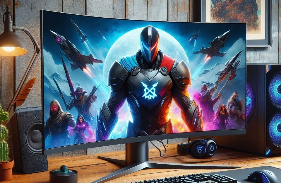 LG Monitor de Jogos FreeSync Ultrawide WQHD 160Hz Curvo 34"