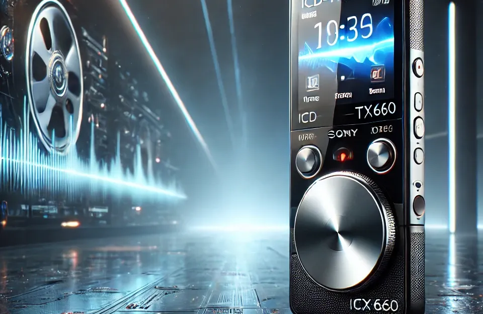 Sony Gravador de voz digital leve e ultrafino ICD-TX660: Qualidade e praticidade em um só dispositivo