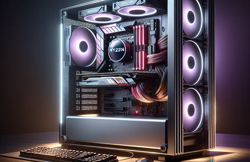 Monte seu PC: Ryzen 5 8600G, 16GB DDR5, 480GB SSD