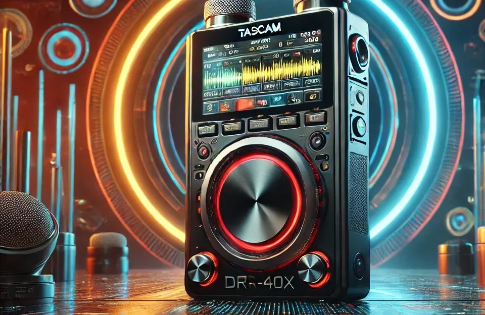 TASCAM Gravador de Campo Portátil DR-40X: Versatilidade e Qualidade de Gravação