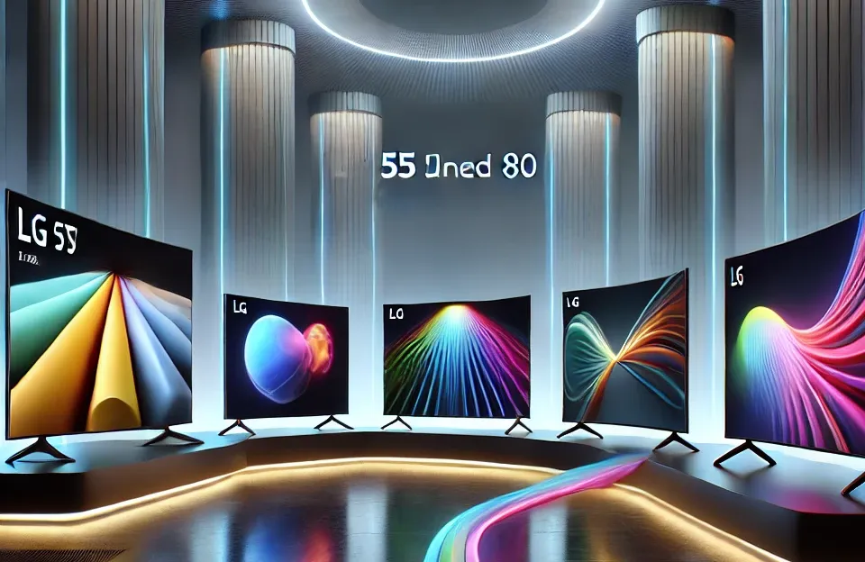 Cinco Principais Modelos de TV LG 55 QNED 80