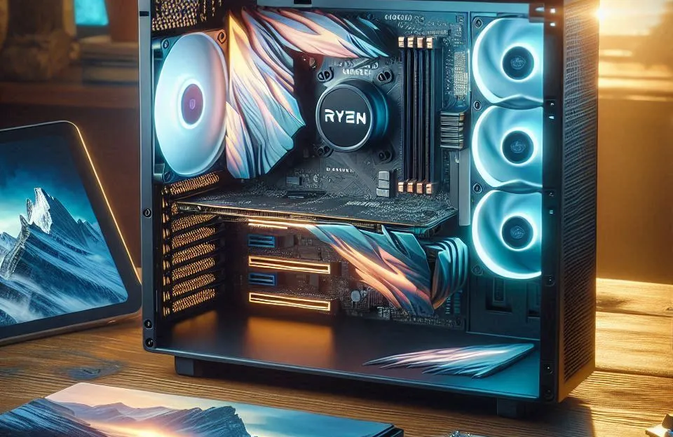 Monte seu PC: Ryzen 5 8600G, 16GB DDR5, 240GB SSD