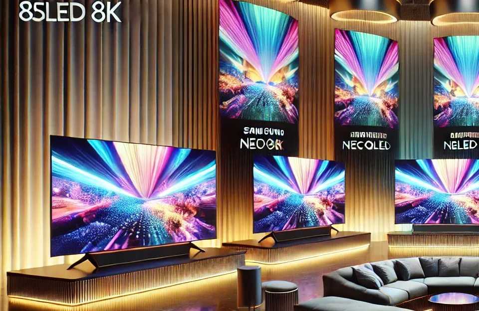 Cinco Principais Modelos de NEO QLED 8k Samsung 85