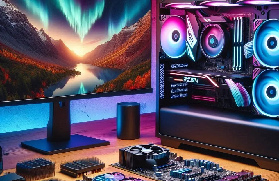 Monte seu PC: Ryzen 5 5600GT, RTX 4060 Ti, 16GB, 480GB SSD