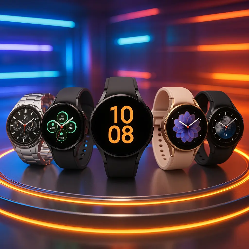 Cinco Principais Modelos de Samsung Galaxy watches