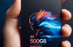 SSD Externo Samsung T7 500GB: Velocidade e Segurança