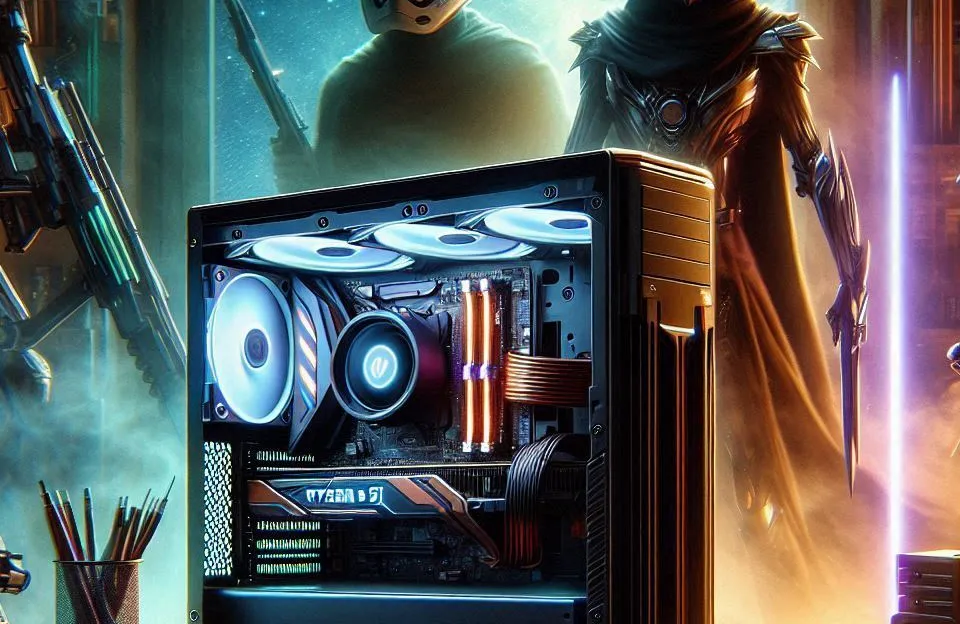 Monte seu PC: Ryzen 5 7600X, RTX 4060 Ti, 16GB, 1TB SSD
