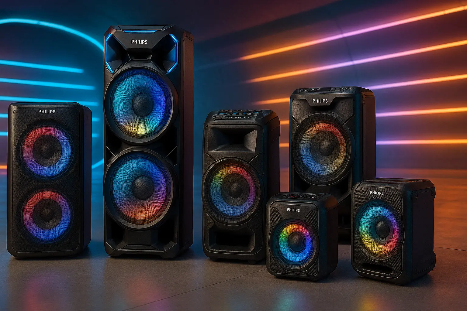 Cinco Principais Modelos de Caixa de som Philips 1600w rms