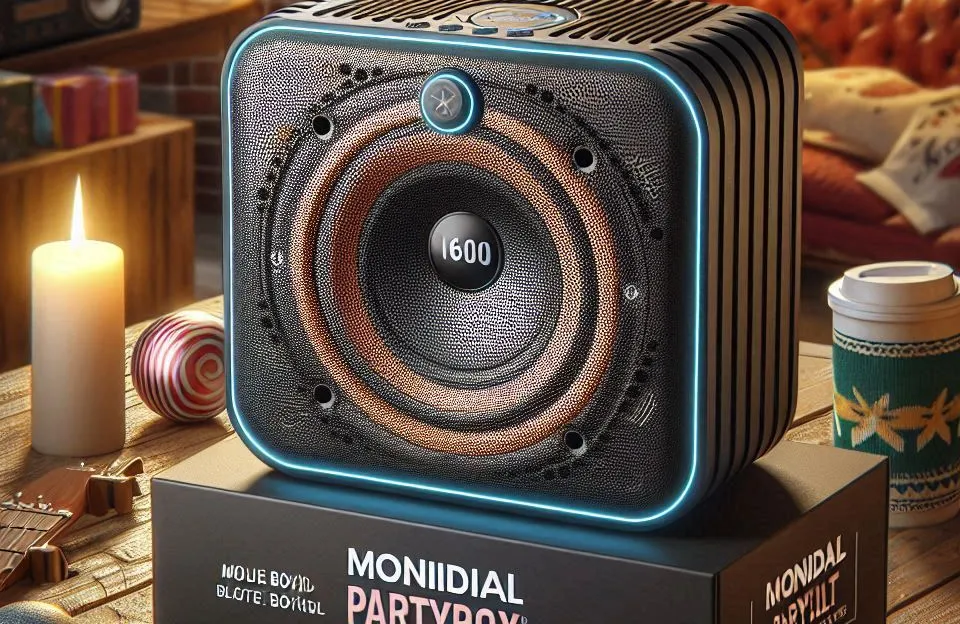 Caixa de Som Portátil Mondial Partybox 600W Bivolt Bluetooth