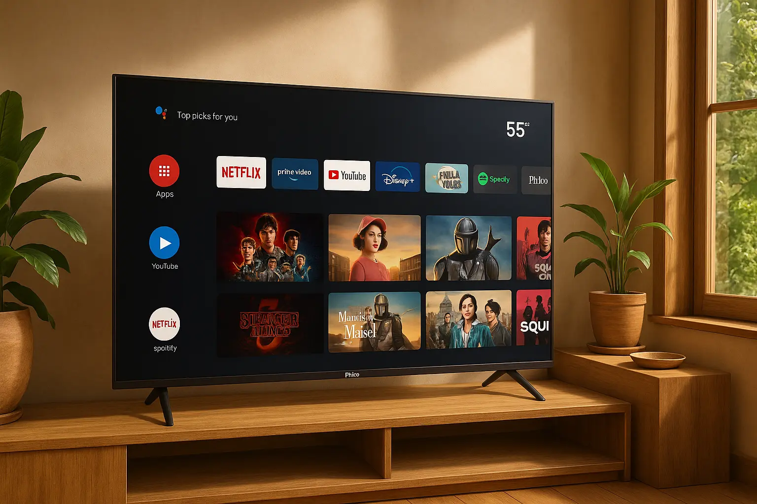 Principais 5 tv philco 55 polegadas android