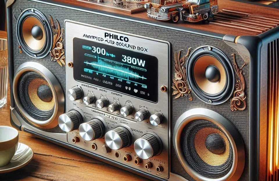 Caixa de Som Amplificada 380W Flash Lights Philco PCX4800