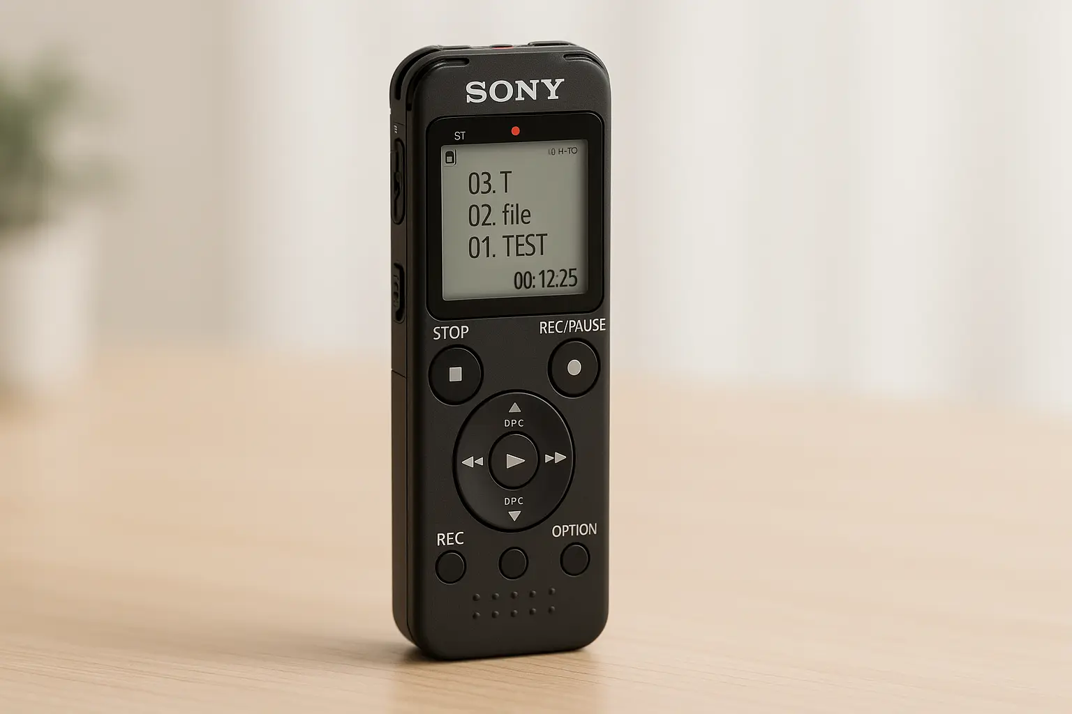 Principais 5 gravador de voz digital Sony