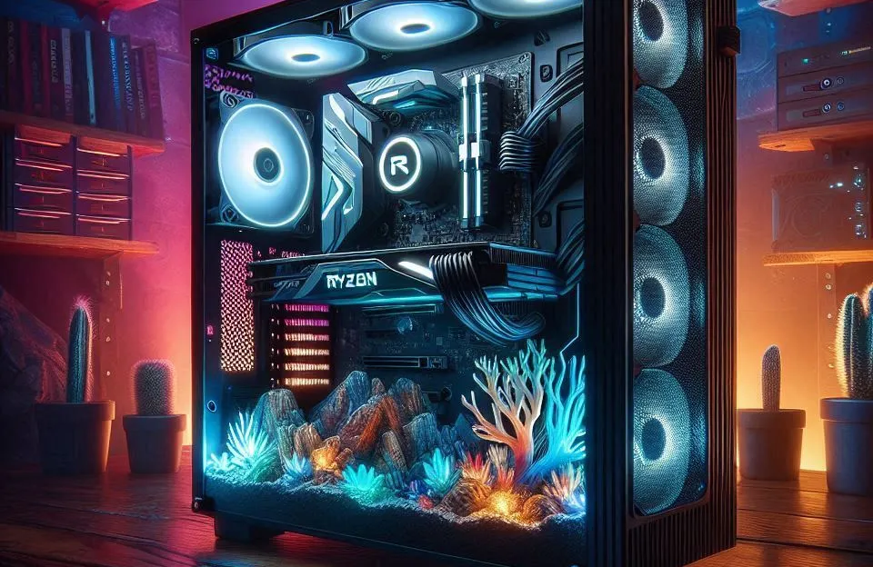Monte seu PC: Ryzen 7 7700, RTX 4060, 16GB, 480GB SSD