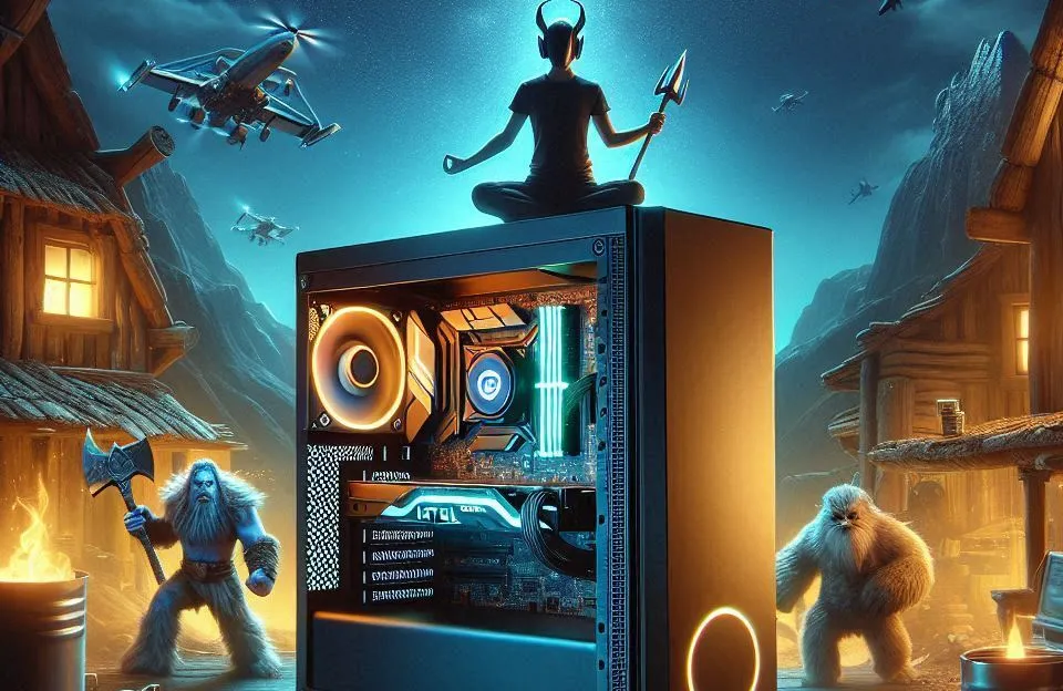 Monte seu PC: Intel i5-13400F, RTX 4060 Ti, 16GB, 1TB SSD