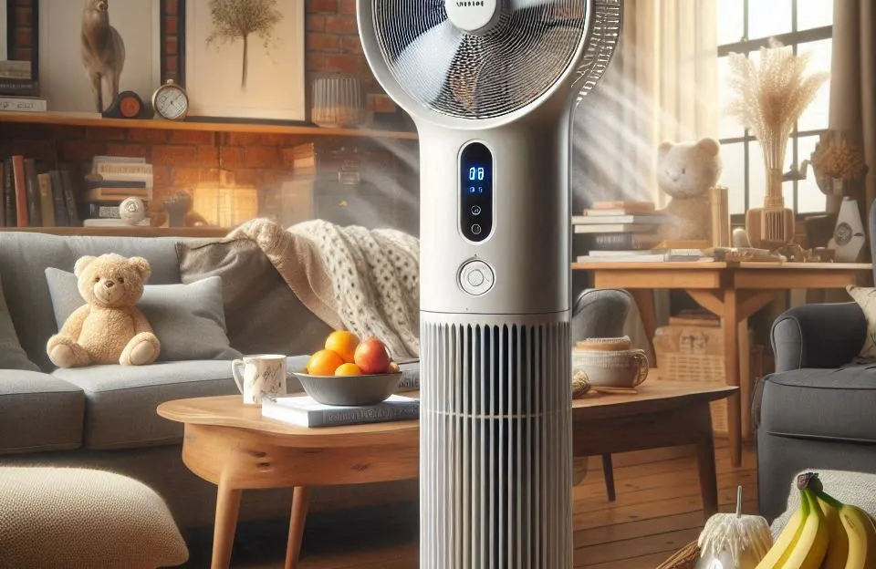 WAP Ventilador de Torre AIR SILENCE com 4 Velocidades e Timer