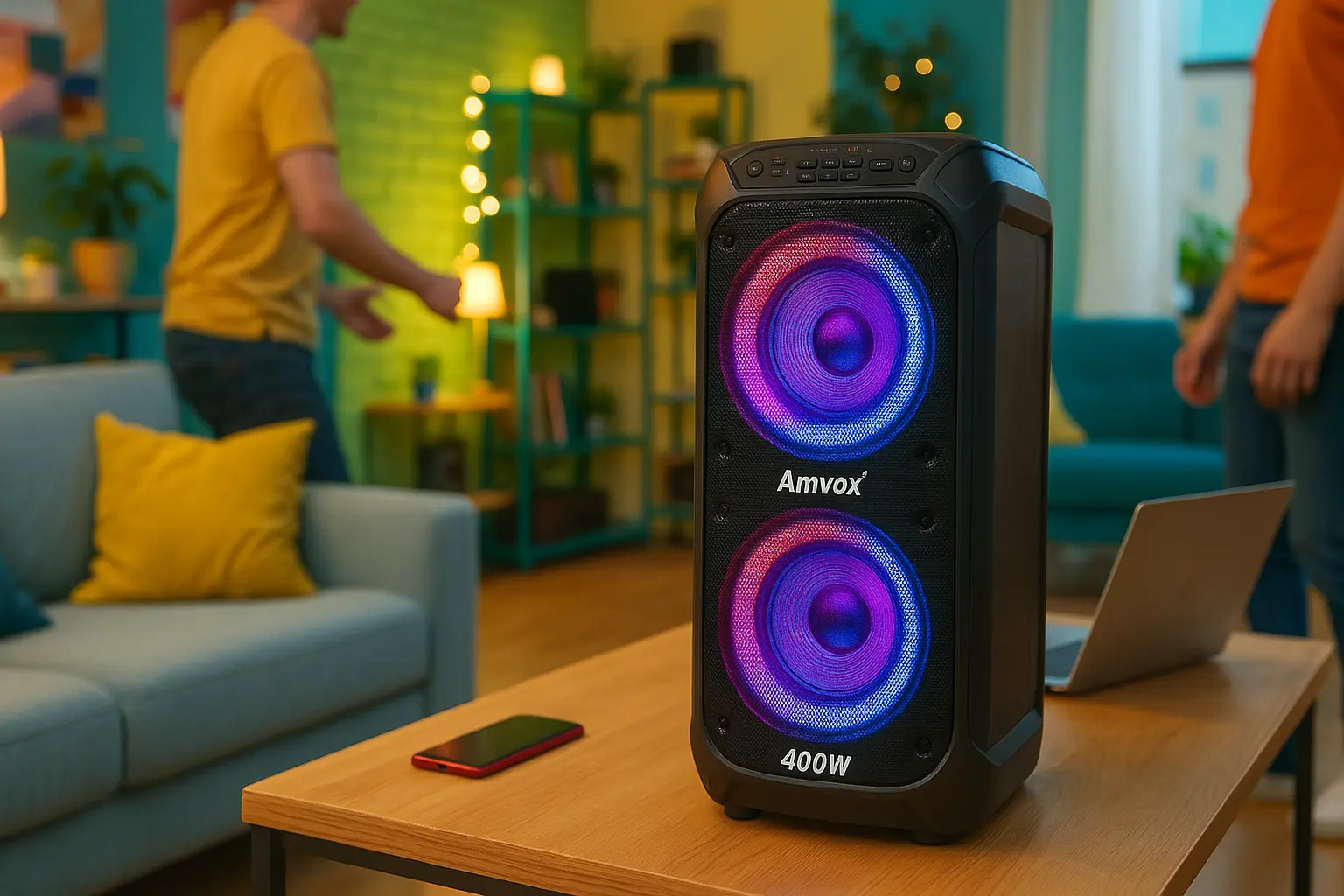 Principais Cinco caixa de som Amvox 400w