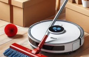 Aspirador de Pó Robô Mars Varre, Aspira e Passa Pano Bivolt