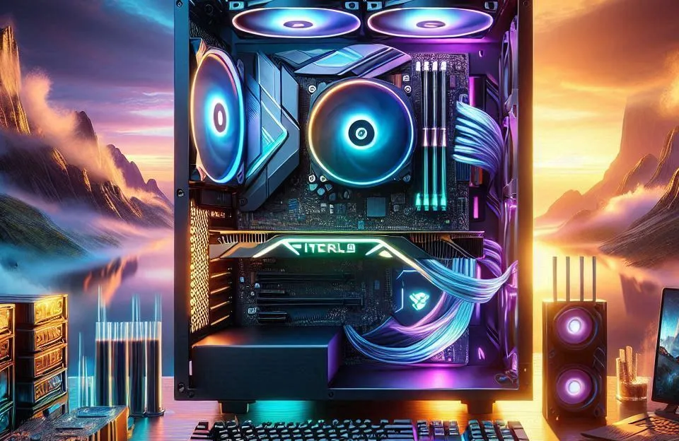 Monte seu PC: Intel i5-8500, RX 6600, 8GB, SSD 240GB