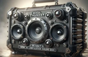 Caixa de Som Amplificada Mondial Thunder IX Bivolt 100W