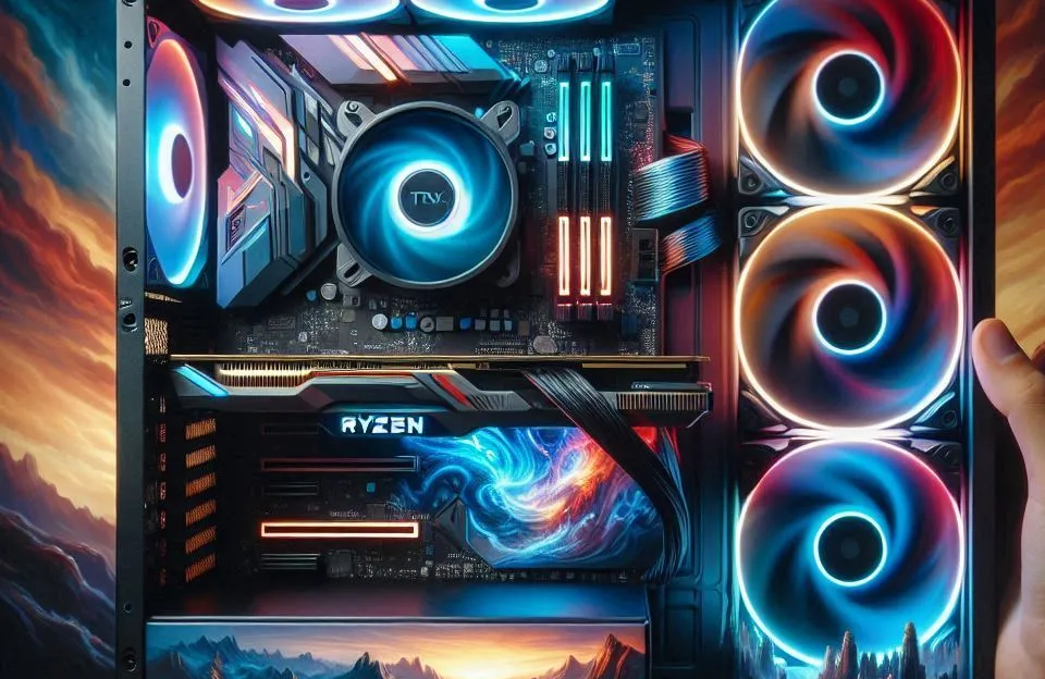Monte seu PC: Ryzen 5 7600X, RTX 3060, 16GB, 512GB SSD