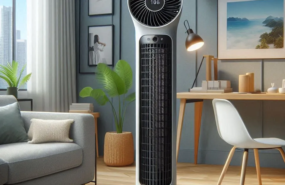 Midea Ventilador de Torre VTMP1 127V – Potência e Design Moderno