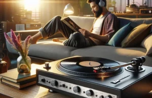 AT-LP120XBT-USB Toca-discos Estéreo de Acionamento Direto com USB e Bluetooth/Analógico