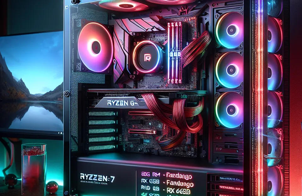 Monte seu PC: Ryzen 7 5700G, RX 6600, 8GB, 240GB SSD