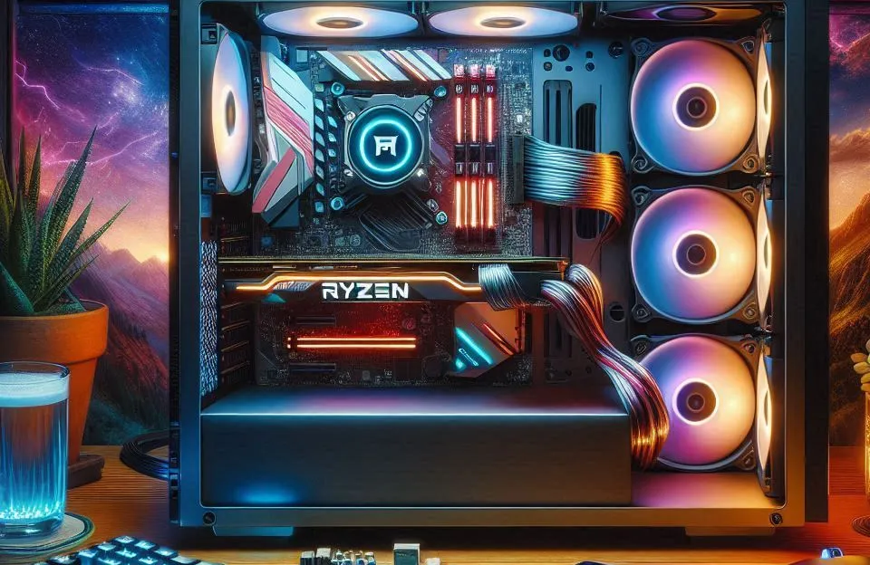 Monte seu PC: Ryzen 5 5500, RTX 4060, 16GB, 512GB SSD