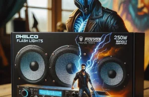 Caixa de Som Amplificada Philco Flash Lights 250W PCX3800 Bivolt – Potência e Tecnologia Bluetooth para Você