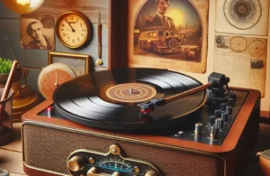 Raveo Vitrola Sonetto Vintage Brown: Som de Qualidade, Conexão Bluetooth e Mais!