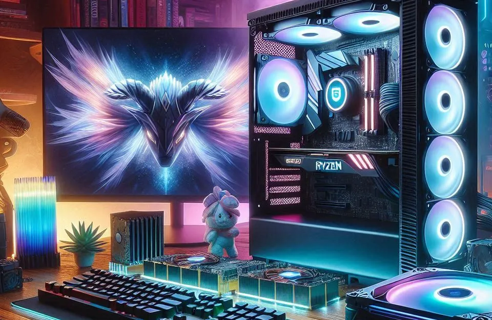 Monte seu PC: Ryzen 5 5500, RTX 4060 Ti, 16GB, 512GB SSD