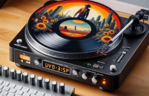 Toca Discos Sem Fio Analógico e Digital USB AT-LP120XBTUSB