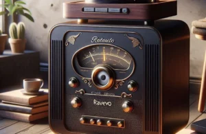 Raveo Vitrola Studio Ebony com Bluetooth e USB