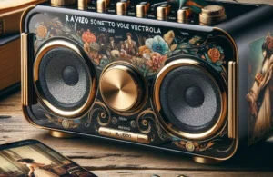 Raveo Vitrola Sonetto Volare com Bluetooth e USB