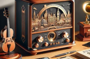 Raveo Vitrola com USB e Bluetooth, Sonetto Wood 10W