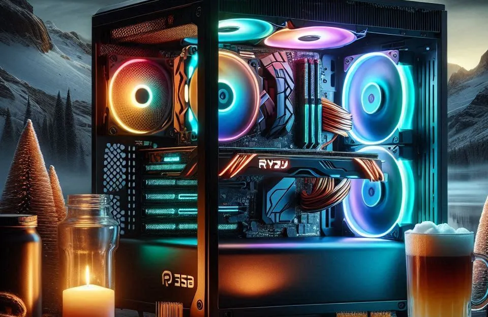 Monte seu PC: Ryzen 7 8700F, RTX 3060, 16GB, 512GB SSD