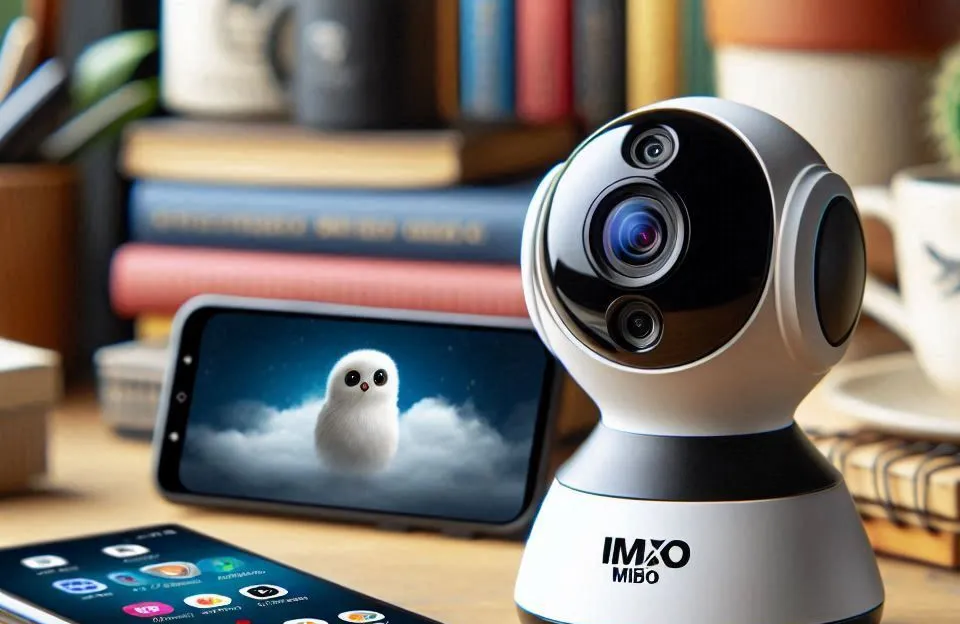 Câmera Wifi IMX Black Intelbras Mibo Full HD IP Preta