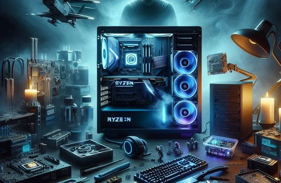 Monte seu PC: Ryzen 7 9800X3D, RTX 4080 Super, 32GB, 2TB SSD