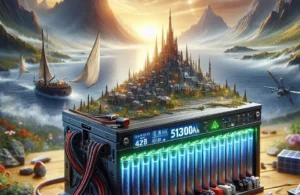 Bateria LiFePO4 48V 100AH 5120Wh com BMS Inteligente