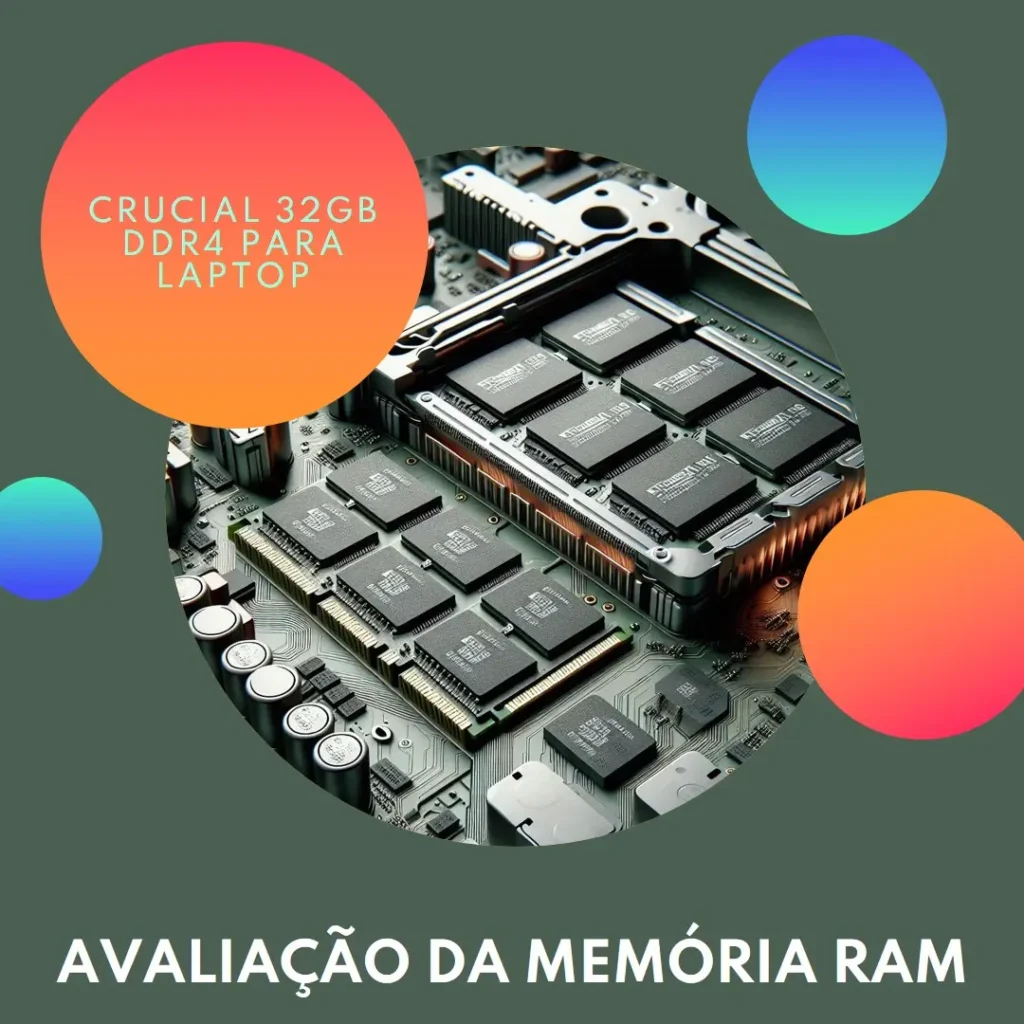 Crucial Memória RAM 32GB DDR4 3200MHz CL22 para Laptop