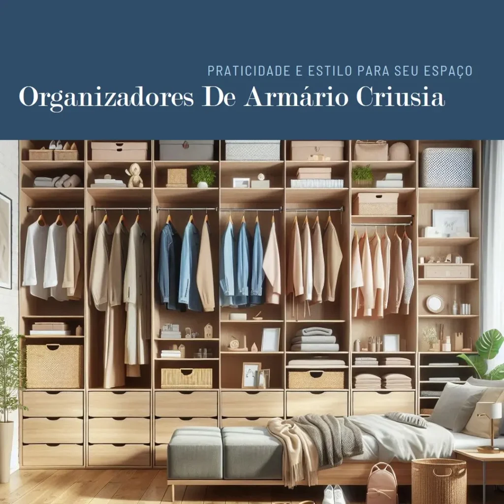 Criusia 8 Organizadores de Armário Extra Grandes