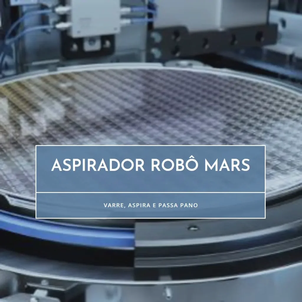 Aspirador de Pó Robô Mars Varre, Aspira e Passa Pano Bivolt