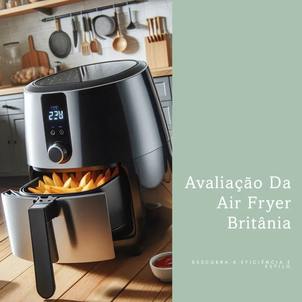 Fritadeira Air Fryer Britânia BFR40BI Redstone 5L 1500W