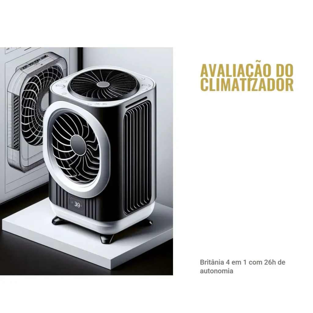 Climatizador Britânia 4 em 1 Autonomia de 26h BCL05A
