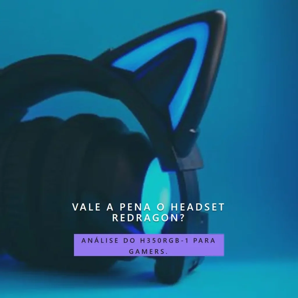 Headset Gamer Redragon Pandora 2 RGB H350RGB-1: Vale a Pena?