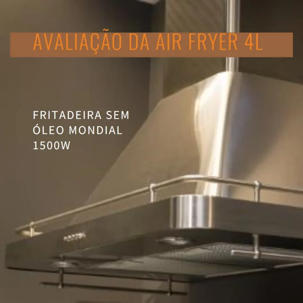 Fritadeira Sem Óleo Air Fryer 4L Mondial 1500W 110V