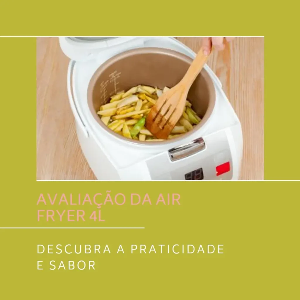 Fritadeira Sem Óleo Air Fryer 4L Mondial 1500W 110V